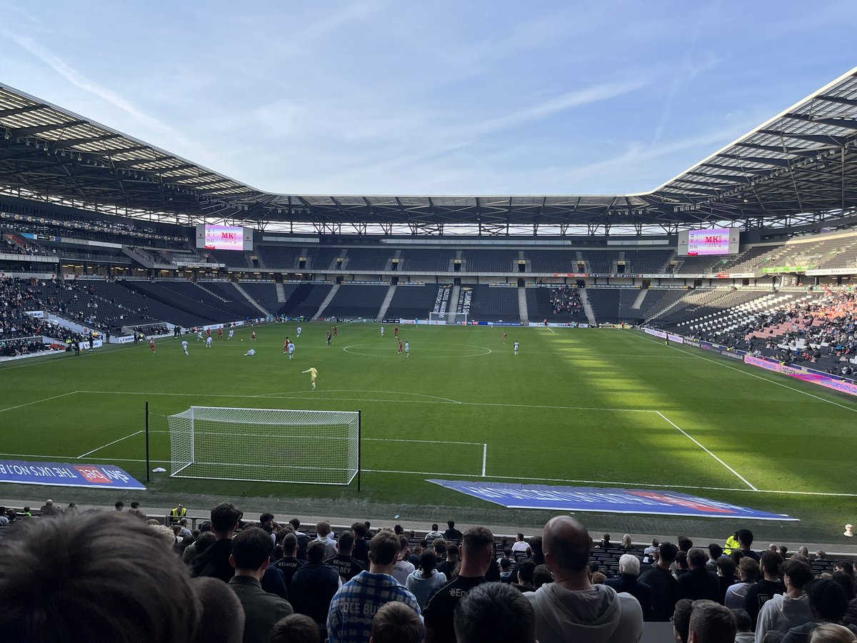 DonsAction's tweet photo. Join us in Block 11 tomorrow for Paul Warne’s first game in charge VS Newport County! 

Plenty of availability left and tickets available until Kick off!

Don’t forget FANFEST 2025 is taking place from 12pm at Gate 5…

See you there Dons fans 👀

#COYD #MiltonKeynes #StadiumMK https://t.co/uUpZYpmJDA