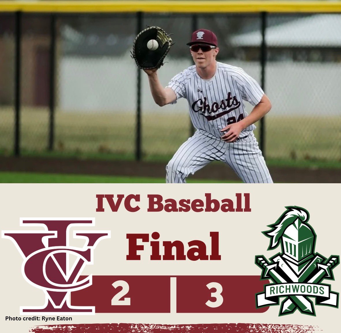 Ghosts lose a tough one behind great pitching. 

Pitching: Gregory- 6IP, 1H, 0ER, 6K

Multi Hit: Yates

2B: Yates, Davis

HR: Lusher