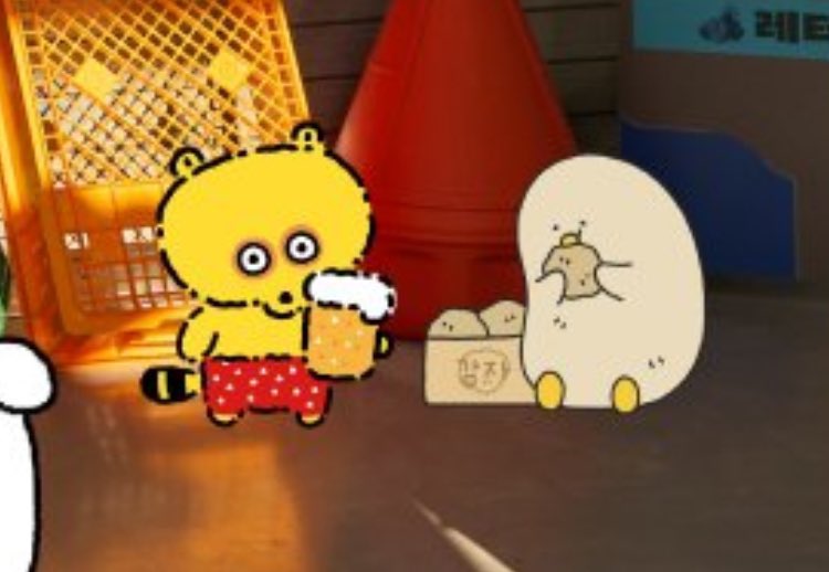 여기 감자 뺏으려고 하는데요