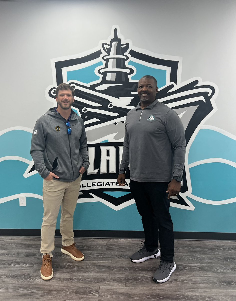 ACA Armada Football (@aca_football) on Twitter photo Great to have Clemson Wide Receiverās Coach Tyler Grisham stop by The Ship to recruit the Armadas! #AnchorDown <a href="/CoachRivens76/">Antoine Rivens</a> <a href="/Atlantic_Armada/">Atlantic Collegiate Academy</a> <a href="/Coach_Grisham/">Tyler Grisham</a> Great to have Clemson Wide Receiverās Coach Tyler Grisham stop by The Ship to recruit the Armadas! #AnchorDown <a href="/CoachRivens76/">Antoine Rivens</a> <a href="/Atlantic_Armada/">Atlantic Collegiate Academy</a> <a href="/Coach_Grisham/">Tyler Grisham</a>