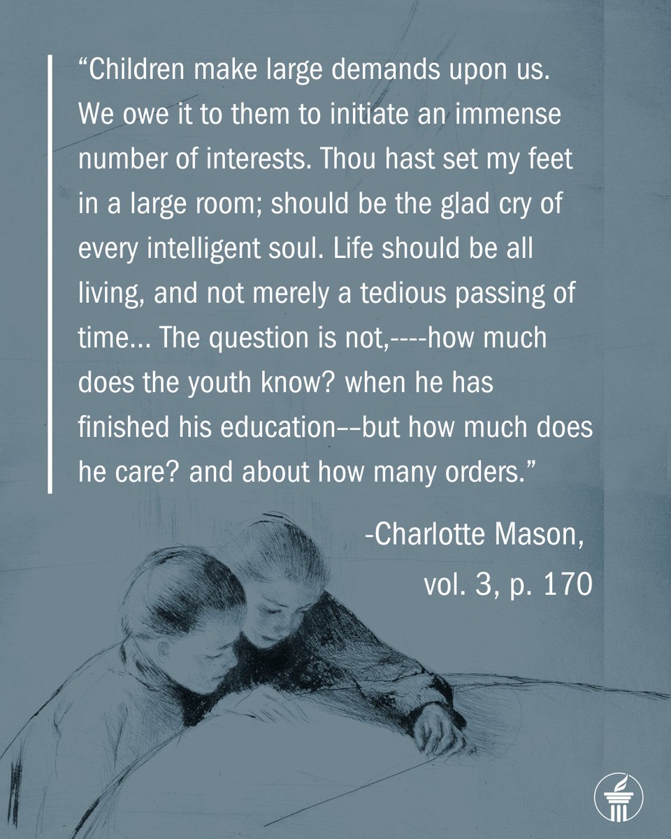 JoinSCL's tweet image. A timely reminder…
#CharlotteMason #SCL #ClassicalChristianEducation