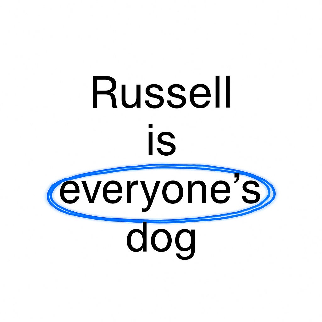 RussellDogCTO's tweet photo. Base is for everyone. Russell is everyone's dog. 

🐾💙

#RUSSELL on @base https://t.co/S4CEDaxT9G