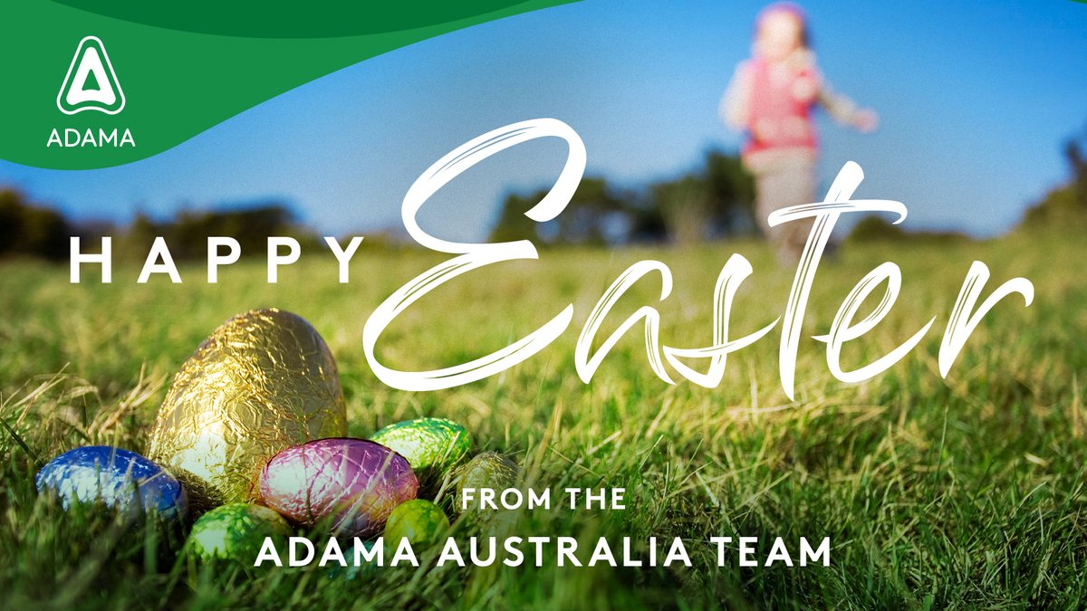 Wishing you and your loved ones a cracking Easter, from the ADAMA Australia team! 🐣