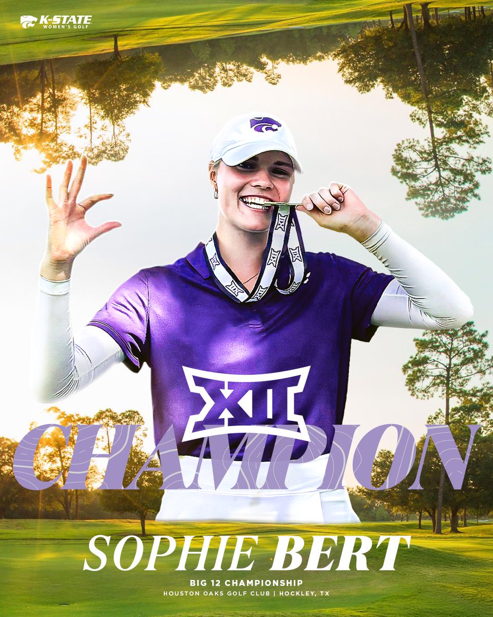 2025 Big 12 Champion 🏆

Sophie Bert takes home the Cats’ first-ever individual conference championship title 🙌