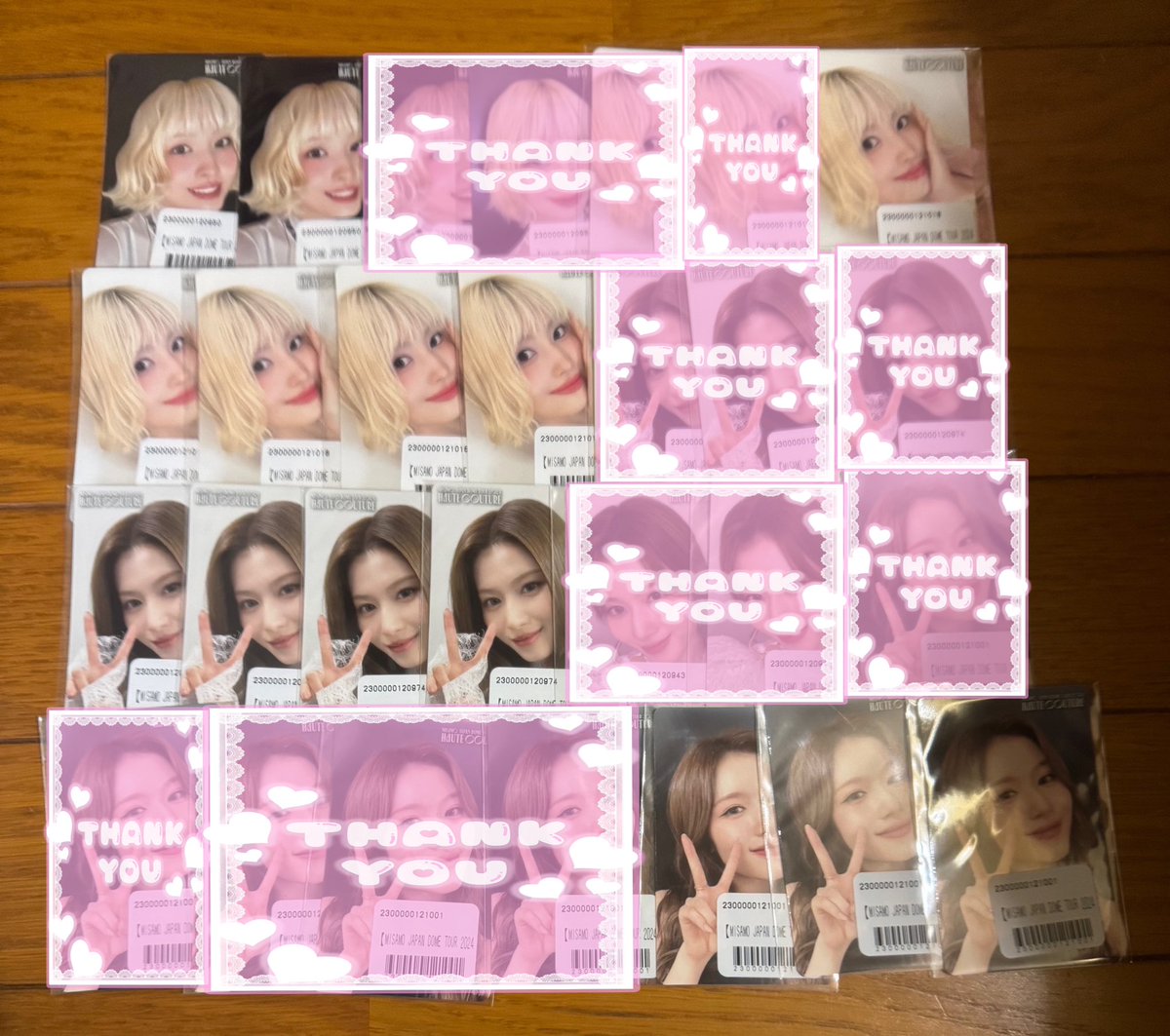 MISAMO ミサモ オンラインくじ 参加賞 E賞 ステッカー 証明写真 交換

譲)サナ モモ
求)同種ミナ

ステッカーは②最優先で③も求めております🙌🏻
①求めてません。
2枚〜交換出来る方お気軽にお声がけお願い致します ☺︎︎︎︎
郵送のみ📮お断りは♡

#MISAMO #ミサモ #MISAMO交換 #ミサモ交換