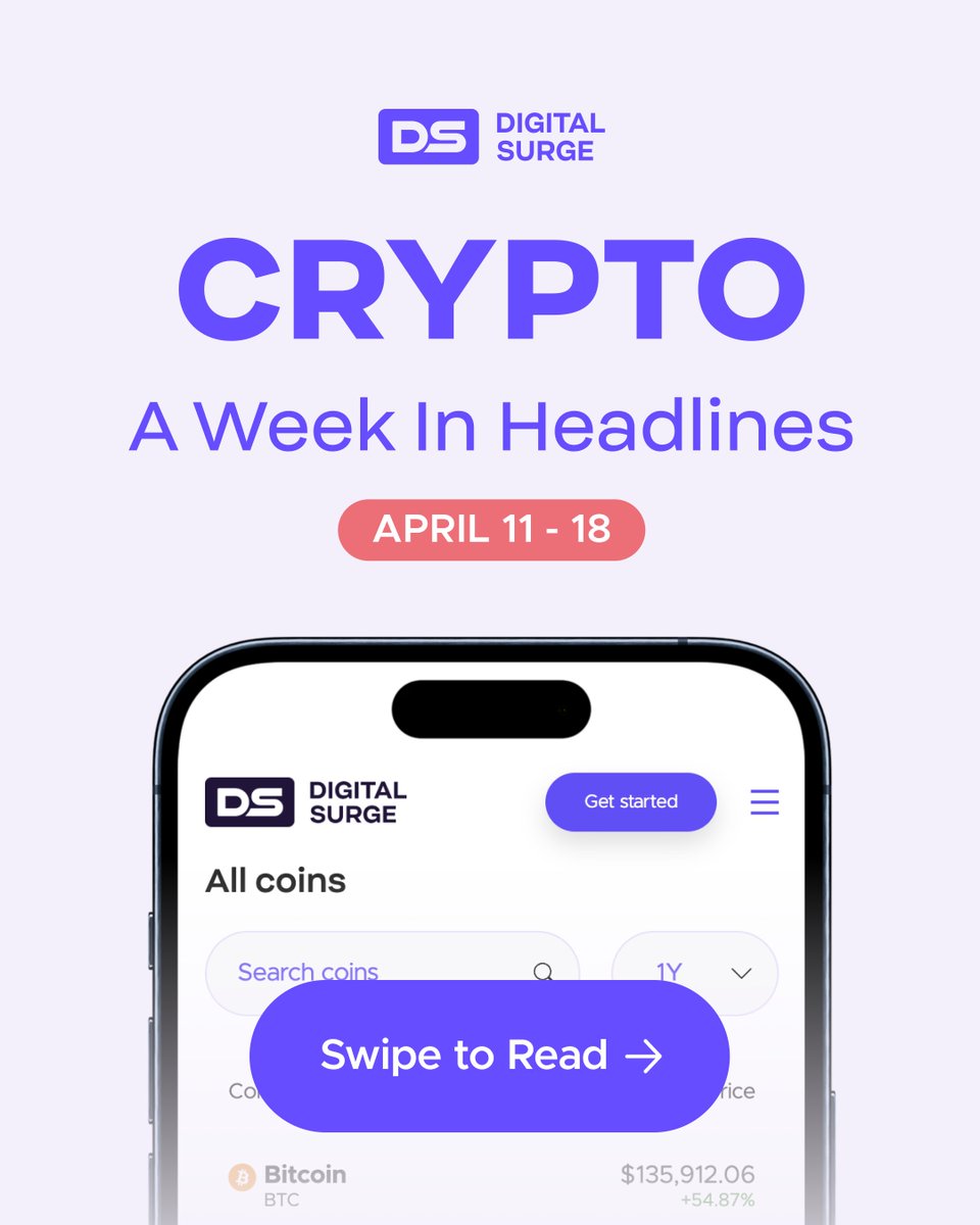 DigitalSurge's tweet photo. Here is your round-up of the week's top crypto headlines. The market is anything but boring right now! Head to your Digital Surge dashboard to see how the news is impacting the market 👀  📈 

#cryptonews #paypal #venmo #bitcoin #CZ #Binance #cryptoheadlines #digitalsurge https://t.co/OLcleM2rvX