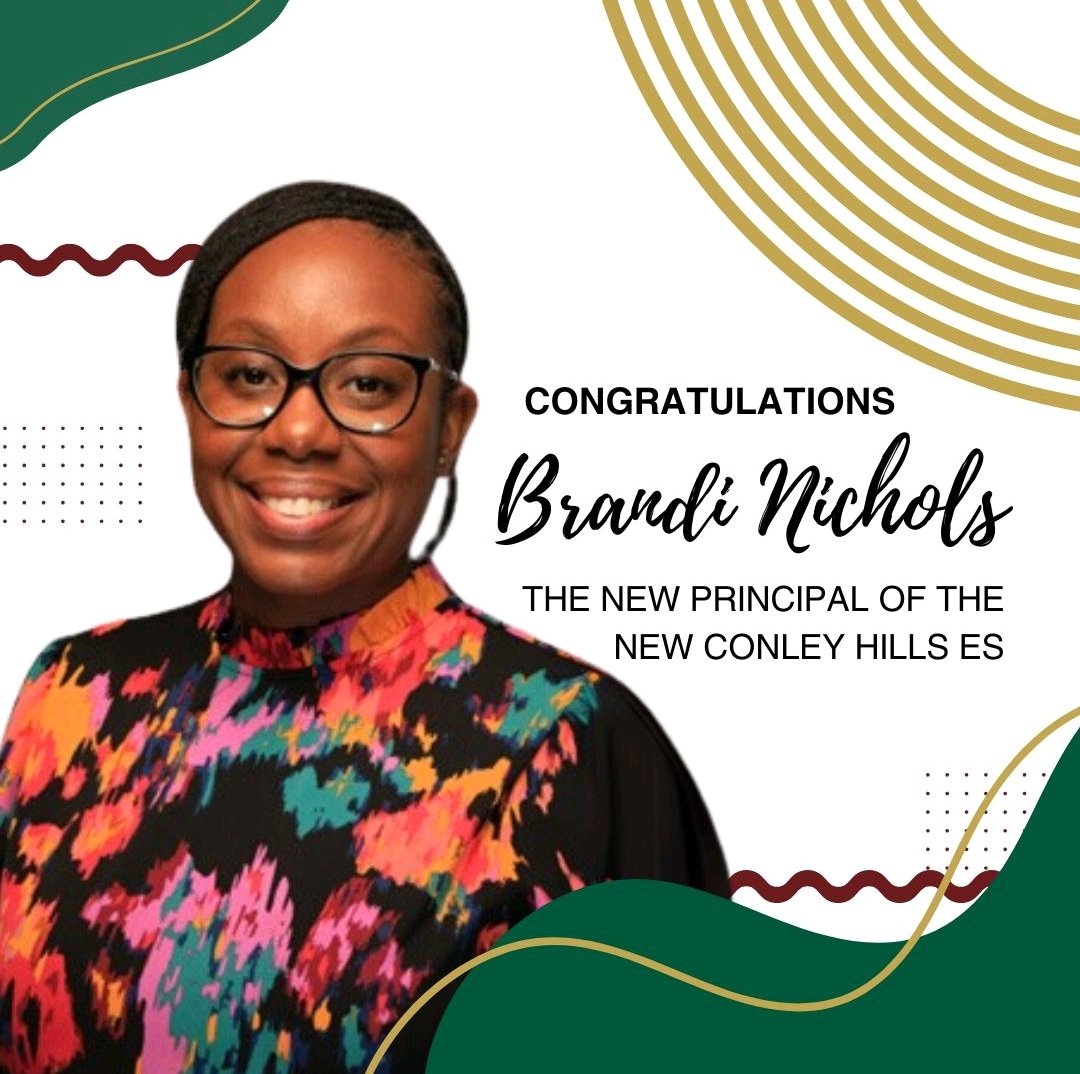 Jason Stamper, EdD (@jasonjstamper) on Twitter photo Congratulations to <a href="/Brandi_Nichols_/">Brandi Nichols</a> for being named Principal of the New Conley Hills Elementary School. I know she will continue to shine! <a href="/FultonCoSchools/">FultonCountySchools</a> <a href="/FCSSuptLooney/">Dr. Mike Looney (Official Acct)</a> Congratulations to <a href="/Brandi_Nichols_/">Brandi Nichols</a> for being named Principal of the New Conley Hills Elementary School. I know she will continue to shine! <a href="/FultonCoSchools/">FultonCountySchools</a> <a href="/FCSSuptLooney/">Dr. Mike Looney (Official Acct)</a>
