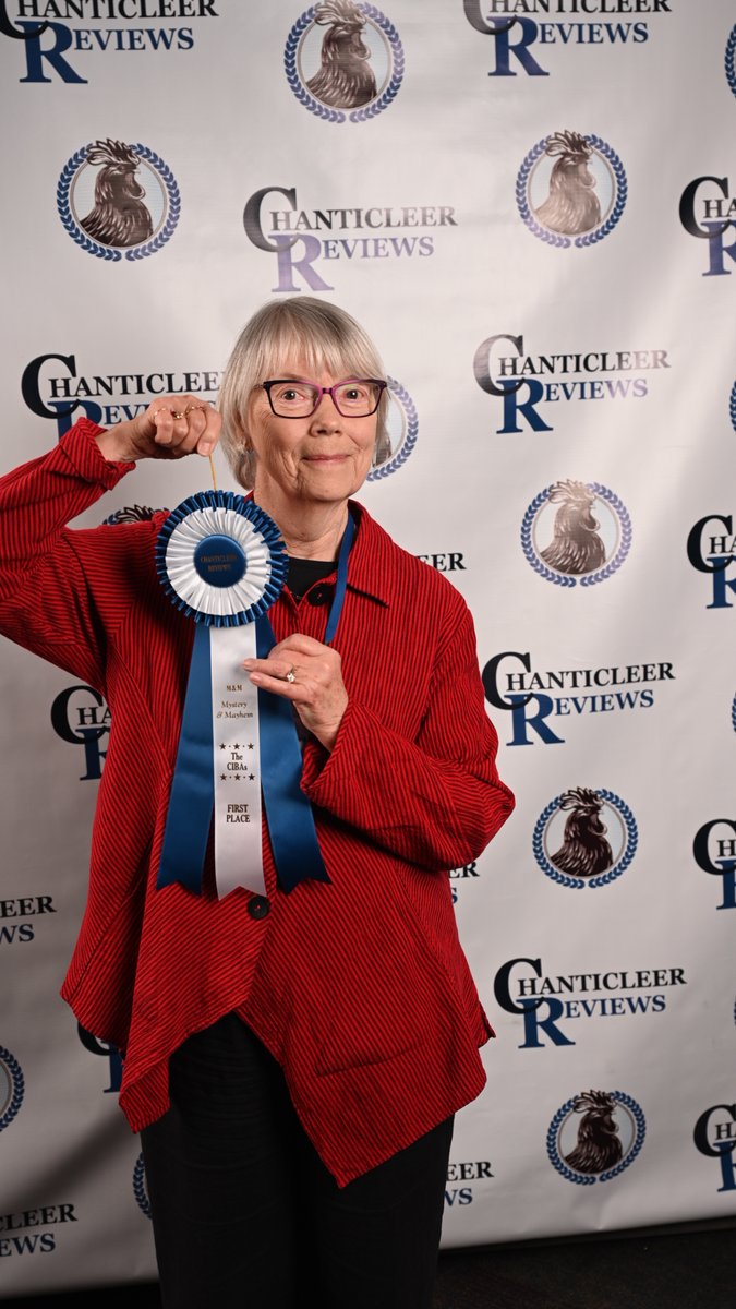 If Two Are Dead won the Chanticleer International Book Award for Mystery and Mayhem!  Hooray for me!