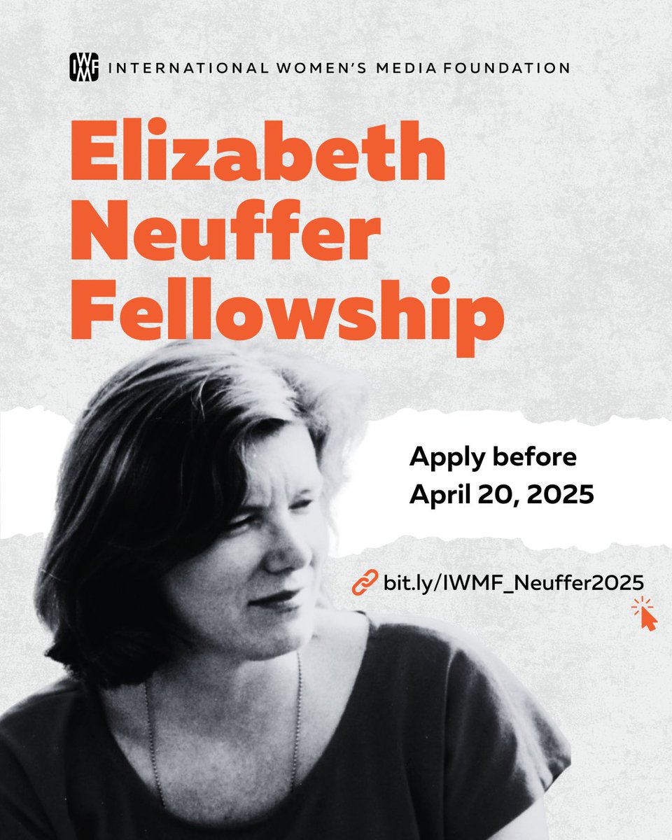 Reminder: Applications for our Elizabeth Neuffer Fellowship close this Sunday, April 20! If you've got an application started, remember to hit submit to be considered for this career-changing journalism opportunity. iwmf.org/programs/neuff…