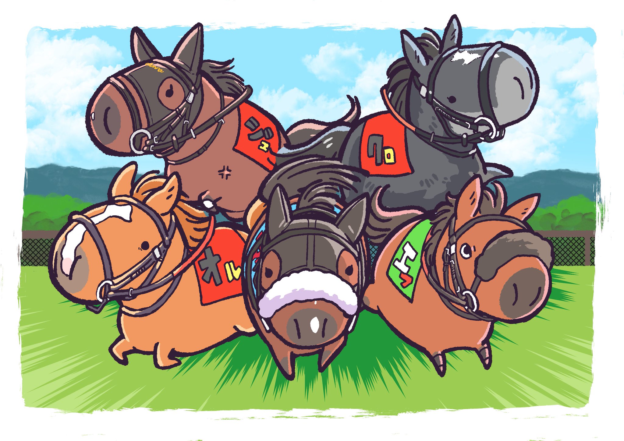 ハヤヤッコ　umabred セット ハヤヤッコ umabred セット ハヤヤッコ umabred セット 競走馬