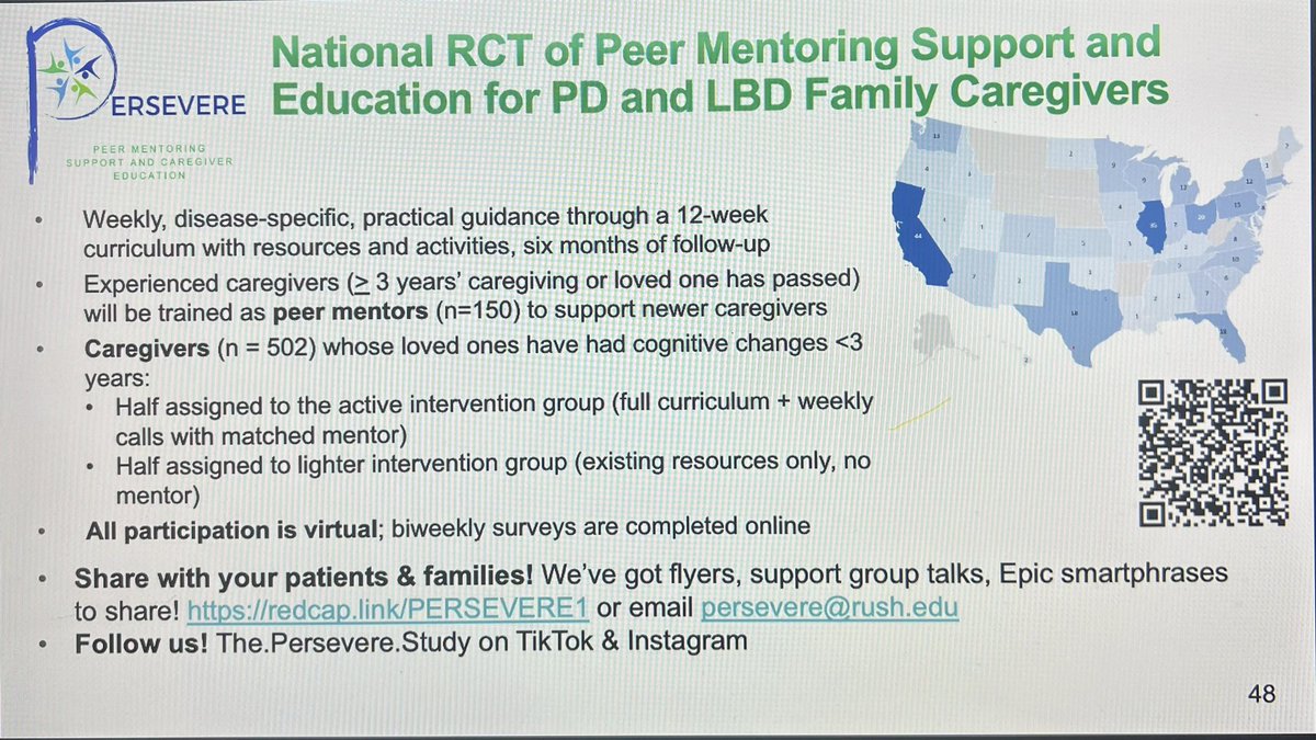 Abhimanyu Mahajan (@amahajanmd) on Twitter photo The inimitable <a href="/JoriFleisher/">Jori Fleisher</a> ending a fantastic talk on palliative care with a slide on her incredible RO1 funded virtual study.
Link to study: redcap.link/PERSEVERE1
Questions about the study or to enroll interested caregivers, please email persevere@rush.edu. The inimitable <a href="/JoriFleisher/">Jori Fleisher</a> ending a fantastic talk on palliative care with a slide on her incredible RO1 funded virtual study.
Link to study: redcap.link/PERSEVERE1
Questions about the study or to enroll interested caregivers, please email persevere@rush.edu.