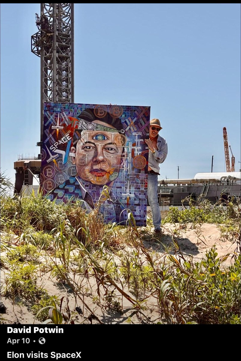 JohnBrittonC's tweet photo. Great Artist, Henry David Potwin, painting of @elonmusk https://t.co/WmfAqtjIuw