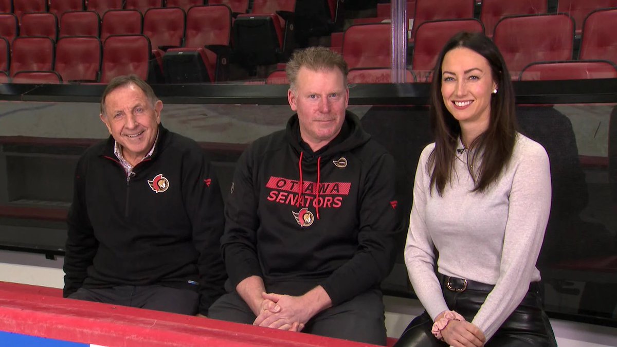 TSNHockey's tweet photo. Rivalry Renewed - Senators alumni Jacques Martin and Daniel Alfredsson join @clahanna to reflect on past Battle of Ontario showdowns with the Toronto Maple Leafs: https://t.co/nadtFiWv7i https://t.co/7amUU6cO8y