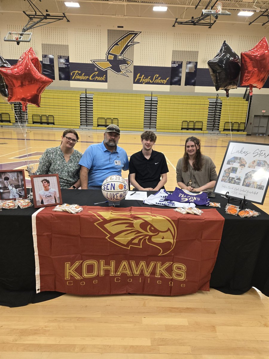 Timber Creek Boys Basketball (@tchoops) on Twitter photo Congratulations to <a href="/LukasStern25/">Lukas Stern</a> for signing to play basketball at Coe College in Cedar Rapids, Iowa.
#Totally #Committed Congratulations to <a href="/LukasStern25/">Lukas Stern</a> for signing to play basketball at Coe College in Cedar Rapids, Iowa.
#Totally #Committed