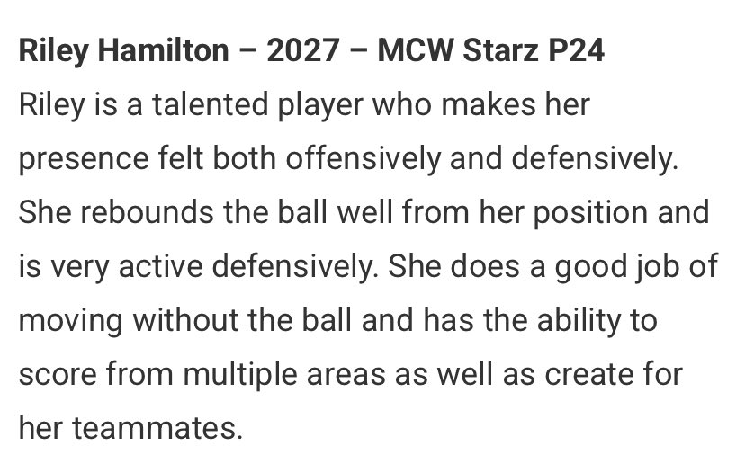 Riley Hamilton (@riley_h2) on Twitter photo Thank you <a href="/JrAllStarBB/">Jr. All-Star Girls Basketball</a> for the write up!! <a href="/MCWSTARZ/">MCW STARZ</a> <a href="/DXSF_GBBall/">Dexter Southfield Girls Varsity Basketball</a> <a href="/NEPSGBCA/">NEPSGBCA</a> Thank you <a href="/JrAllStarBB/">Jr. All-Star Girls Basketball</a> for the write up!! <a href="/MCWSTARZ/">MCW STARZ</a> <a href="/DXSF_GBBall/">Dexter Southfield Girls Varsity Basketball</a> <a href="/NEPSGBCA/">NEPSGBCA</a>
