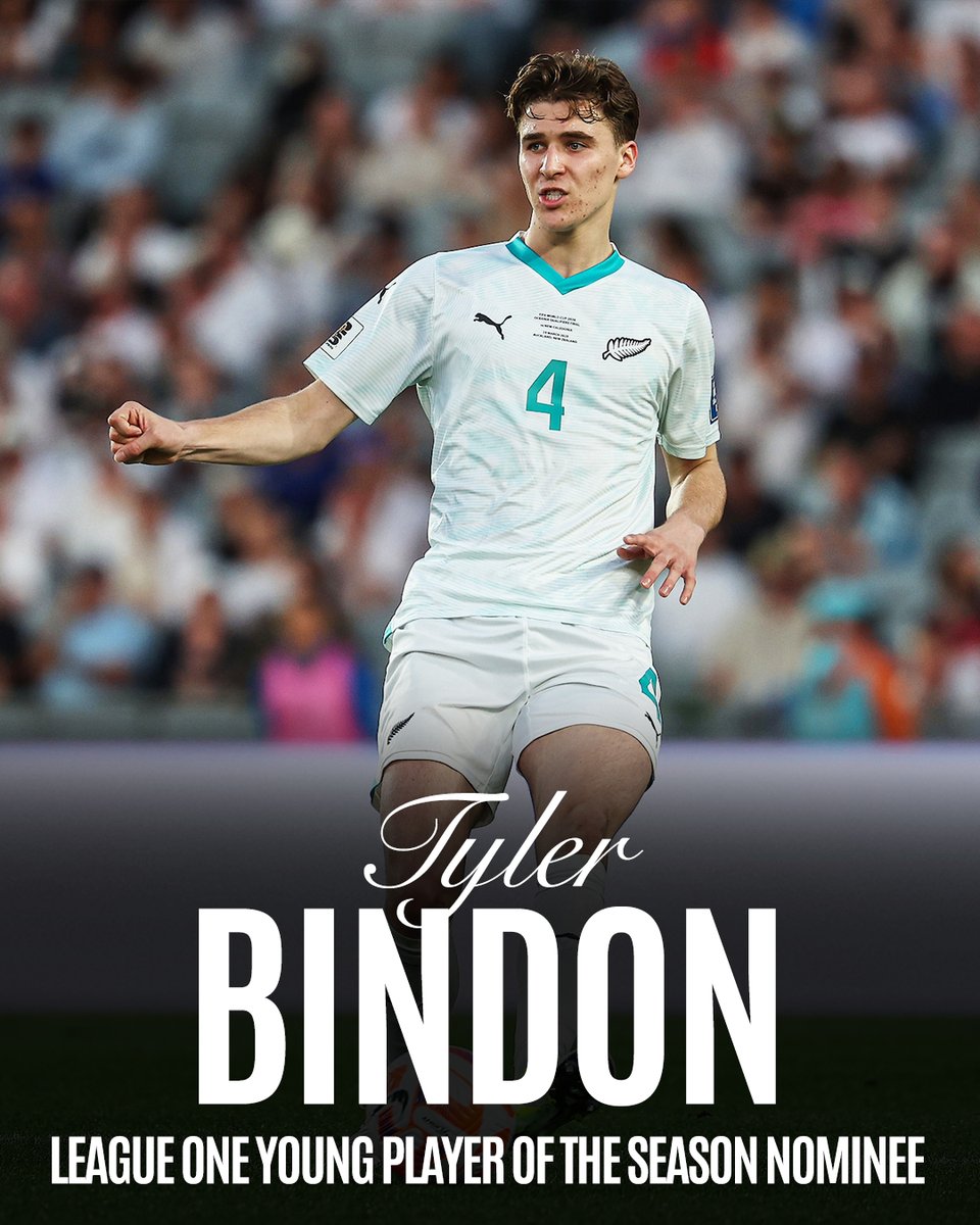 NZ_Football's tweet photo. Congratulations to Tyler Bindon who's been nominated for EFL League One Young Player of The Season for his impressive season with @ReadingFC  👏🎖 https://t.co/WIbu6JAx76