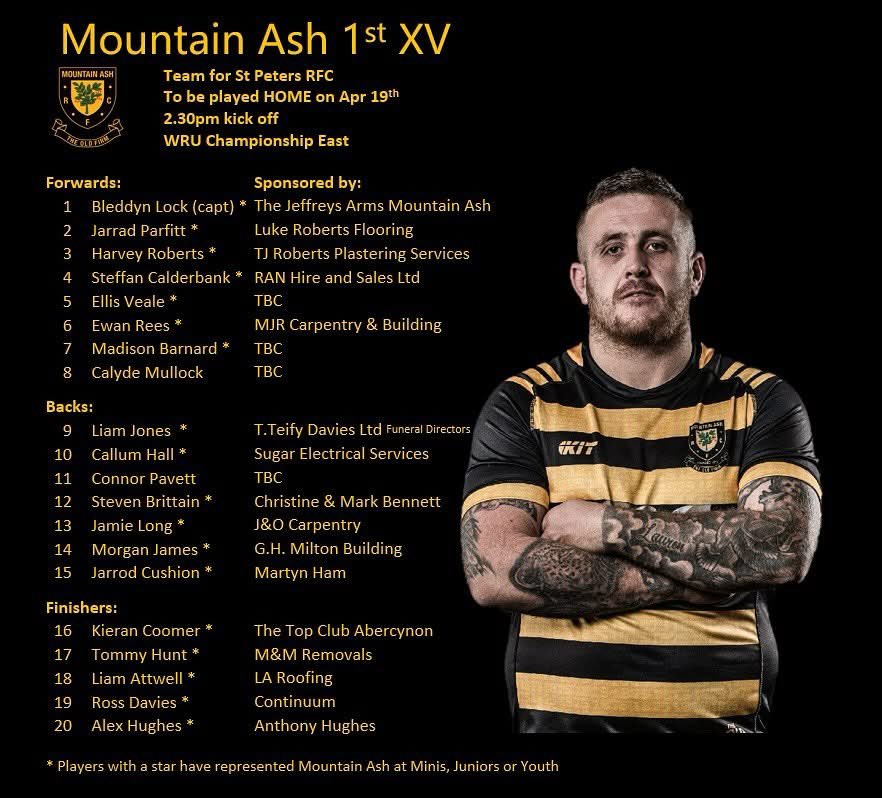 The Old Firm (@rfc_mountain) on Twitter photo Our first team squad for Saturday’s home fixture against <a href="/stpetersrfc/">St. Peters RFC</a> with a 2:30 kick off
Get behind #TheOldFirm and be the 16th person 💛🖤 Our first team squad for Saturday’s home fixture against <a href="/stpetersrfc/">St. Peters RFC</a> with a 2:30 kick off
Get behind #TheOldFirm and be the 16th person 💛🖤
