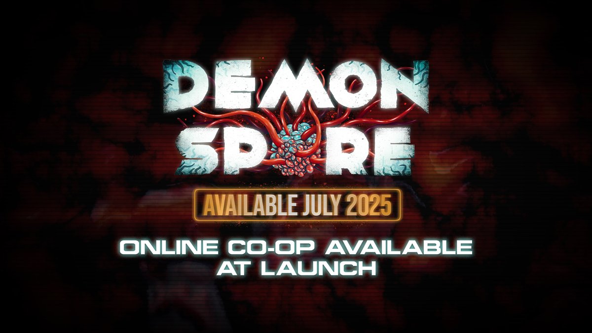 DemonSporeGame's tweet image. Fellow employees, we have an ETA for complete public contamination.
#DemonSpore will be out THIS summer with online co-op!