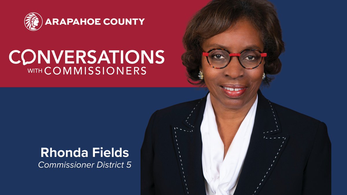 Arapahoe County (@arapahoecounty) on Twitter photo Have a question for District 5 Commissioner Rhonda Fields? Join us for #ConversationsWithCommissioners on April 26, 4–5:30 p.m. at <a href="/AuroraHistoryCO/">AuroraHistoryMuseum</a>. She will give updates on initiatives and describe the process we'll use to protect and enhance critical services. <a href="/SenRhondaFields/">Rhonda Fields</a> Have a question for District 5 Commissioner Rhonda Fields? Join us for #ConversationsWithCommissioners on April 26, 4–5:30 p.m. at <a href="/AuroraHistoryCO/">AuroraHistoryMuseum</a>. She will give updates on initiatives and describe the process we'll use to protect and enhance critical services. <a href="/SenRhondaFields/">Rhonda Fields</a>