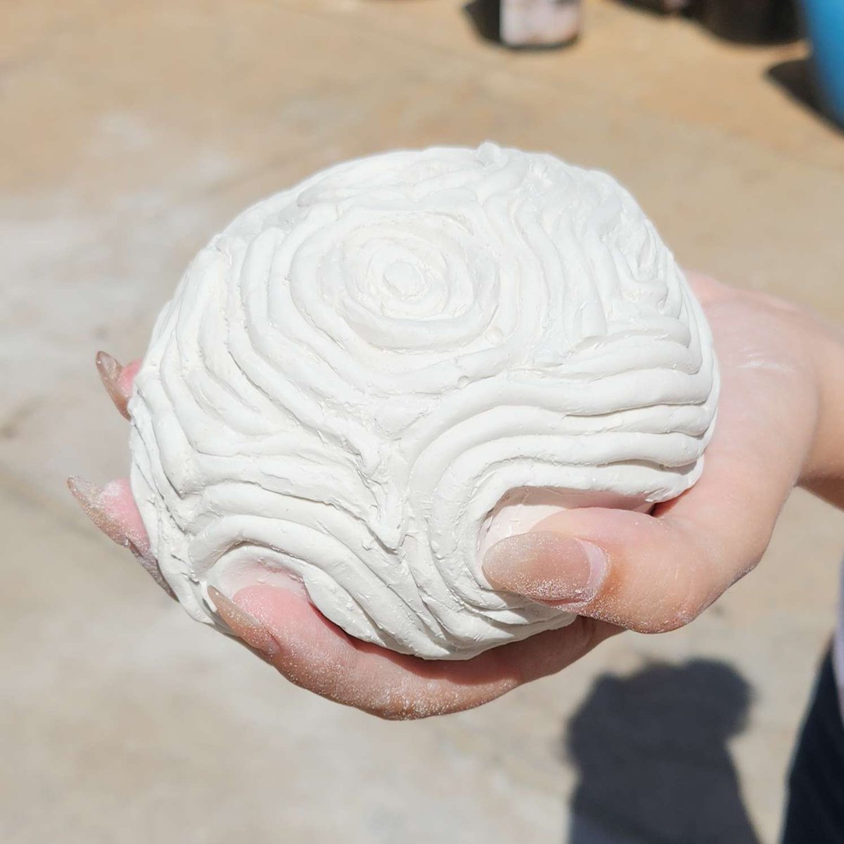 MissionToPsyche's tweet image. Inspired by the #MissionToPsyche, #PsycheInspired intern Madelaine T. Vu, a neuroscience & psychology major @ASU, created "Psyche's Touch" to symbolize how a single touch can send energy outward, much like curiosity spreads through space.