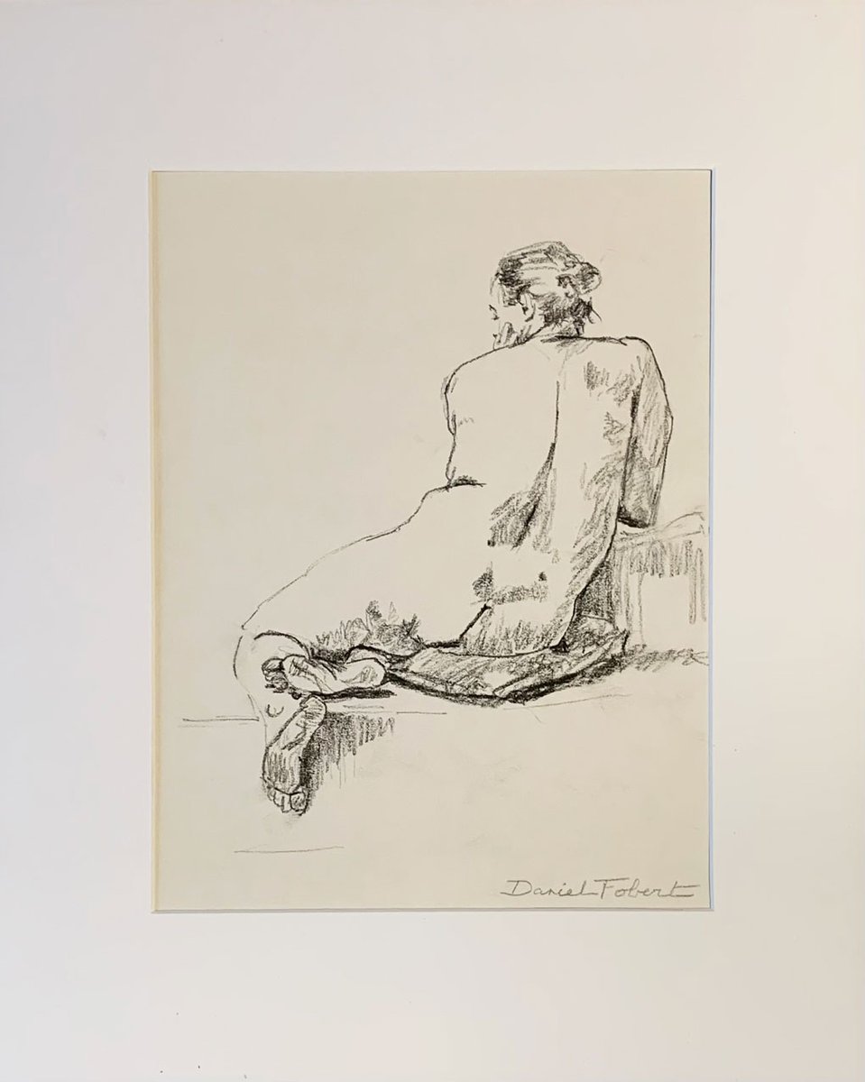 Daniel Fobert, Life Drawing Model at the Baxter, Charcoal on Paper, 12” x 10”, 31 x 26cm, $250
#pleinairpainting #quinteartscouncil #art #canadianart #oilpainting danielfobert.com