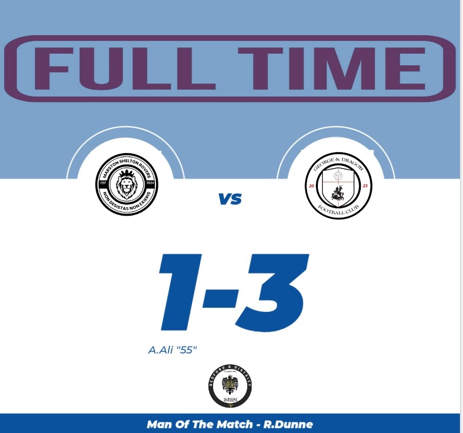 Absolute quality performance from the lads this evening. Walking away gutted that we didn't get something, with arguably our best performance of the season.

A.Ali with a quality finish for us.

Good luck to <a href="/George_DragonFC/">G&D FC</a>
in their upcoming Cup Final. Good bunch of lads 👏