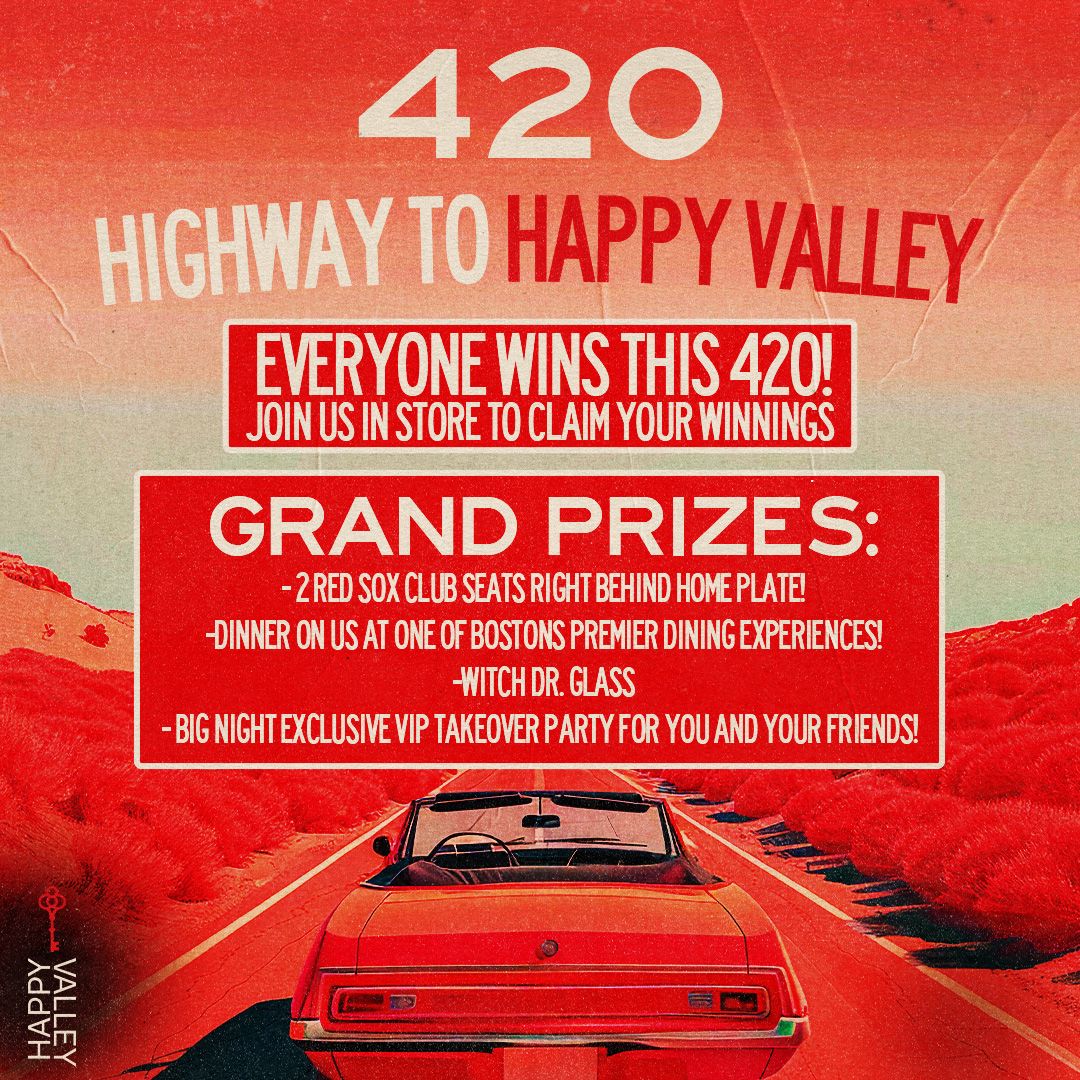 EVERYONE WINS!! Join us in store this 4/20 and you're a winner. Some of our grand prizes included 😉