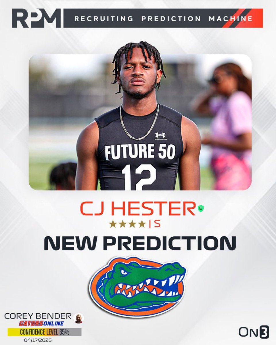 FLSportsTakes_'s tweet photo. Talent and culture flooding in to Gainesville. Billy is locked in! 😎🐊
@Corey_Bender | @on3 https://t.co/aeo0aBC2K6