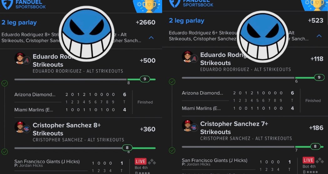 NextLevelBets_'s tweet image. BLESSING $20 TO 10 PEOPLE WHO LIKE+RT❤️

I can show you how to run it up I really know this 💩 

+2660✅
+523✅

Pitching Ks King👑HR KING✅ TAP IN WITH THE BEST🚀⬇️
dubclub.win/checkout/20828…

only sent in one ladder too don’t need to spam like these bums🤣