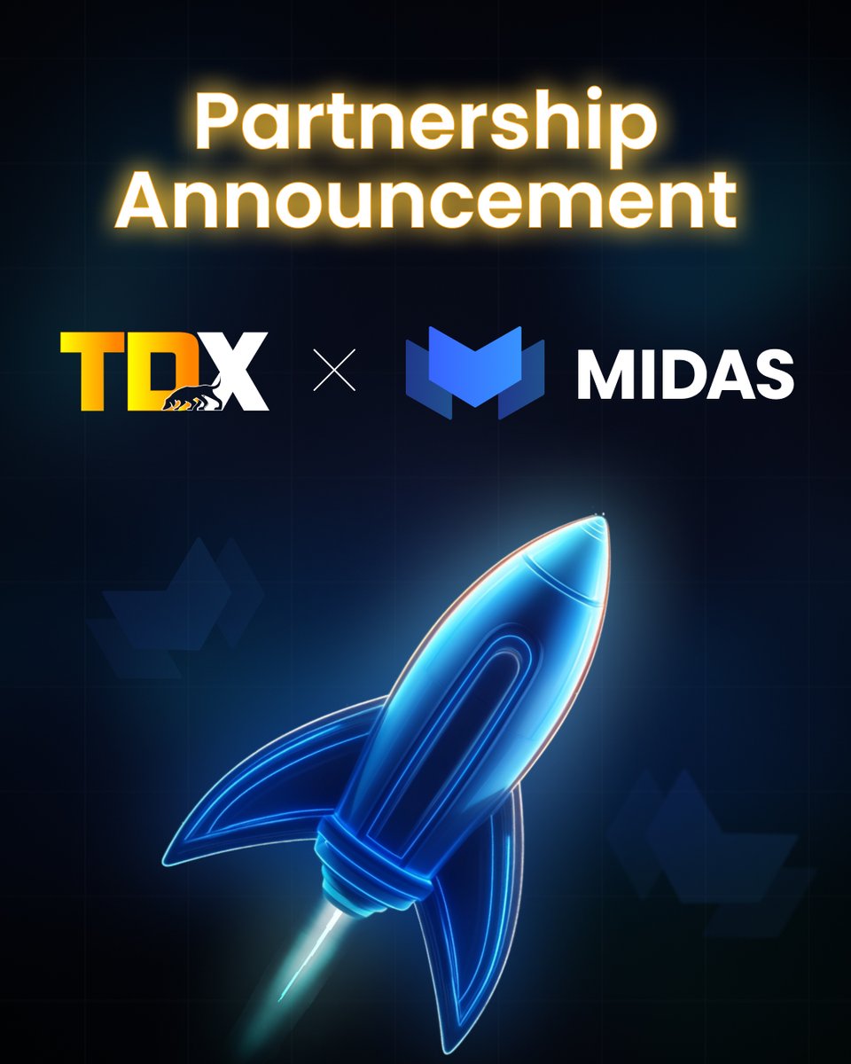 🚨 TDX x Midas Partnership 🚨

We’ve just partnered with <a href="/MidasRWA/">Midas</a>  to bring you mTbill - your gateway to secure, low-risk returns backed by U.S. Treasury Bills! 🇺🇸💰

✅ Stable, minimal-risk yields.
✅ DeFi flexibility.
✅ Instant access.

This is the future of investing —
