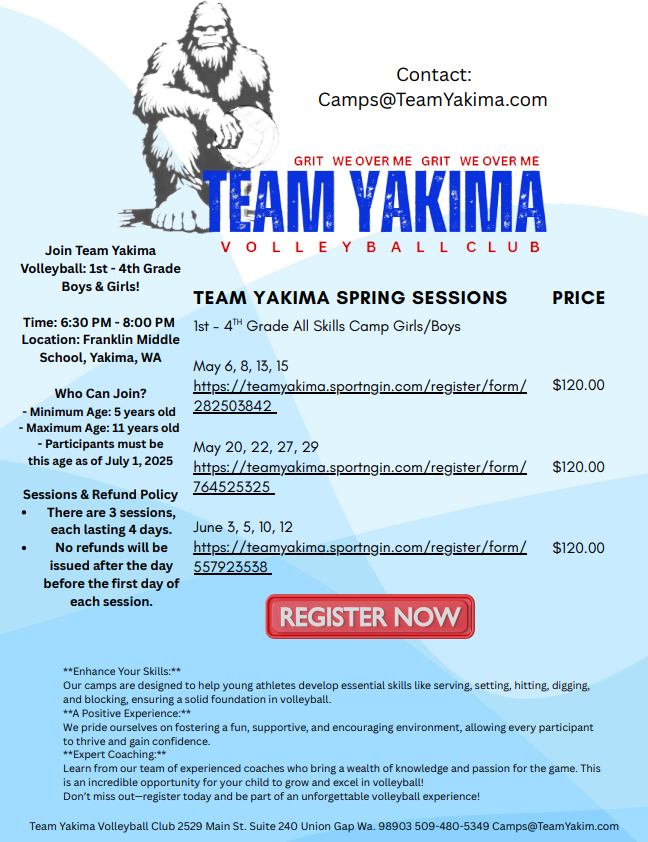 Team Yakima Volleyball Club tweet media