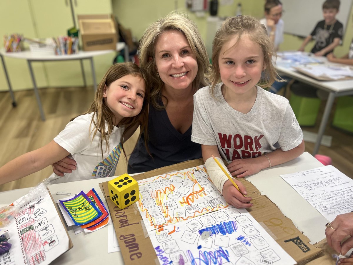 Aspen_Academy's tweet image. 📷 Look out, Hasbro! Last week, our 2nd grade students became game designers, crafting incredible math board games with their own special rules and pieces. We&apos;re so proud of our students&apos; innovative minds! 📷📷

#aspenacademy #aspenacademylowerschool #mathisfun #mathgames