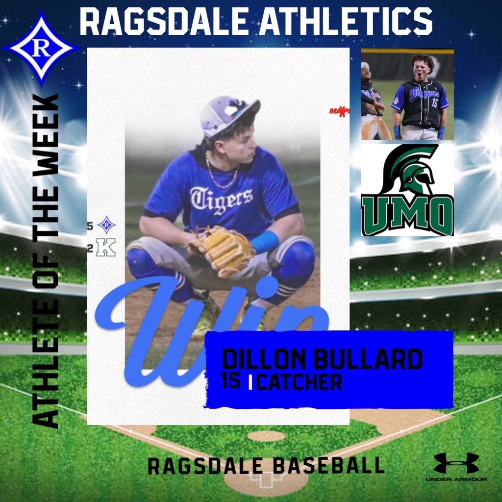 Ragsdale High School is proud to announce senior Dillon Bullard as this week’s Athlete of the Week, following his outstanding performance in a crucial varsity conference baseball matchup against cross-town rival Southwest Guilford.