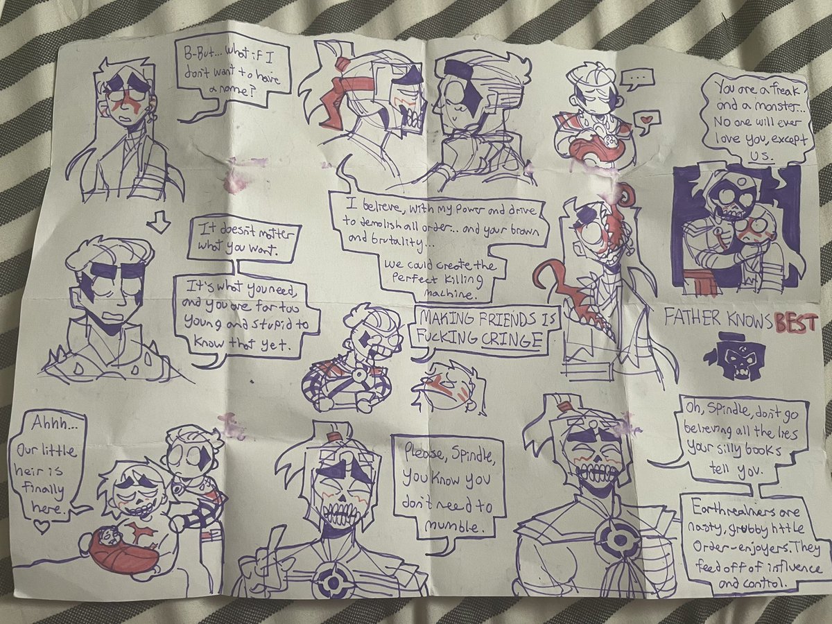 draws_bug98965's tweet photo. Another collection of doodles I made regarding Spindle and his family in #MKGenerations (please please ignore the stains)
⚠️ Please note they are supposed to be MUCH different from my mk1 reivik family!!!
#reivik #mk #SpindleKontent https://t.co/UfHPRrKxq0