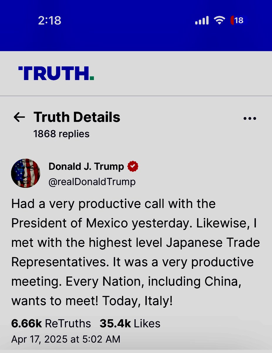 Encrypted137's tweet image. Good News President Trump Is Talking With China 🇨🇳 & Other Countries To Make The Deals , United We STAND , Let’s GO 🇺🇸 #DonaldTrump #Trump #Tariffs #Tariff #Markets #Fed #President #Potus #Usa #American #International #Crypto #Trade #Stocks #Bonds #Ratecuts #Bullrun #BullMarket