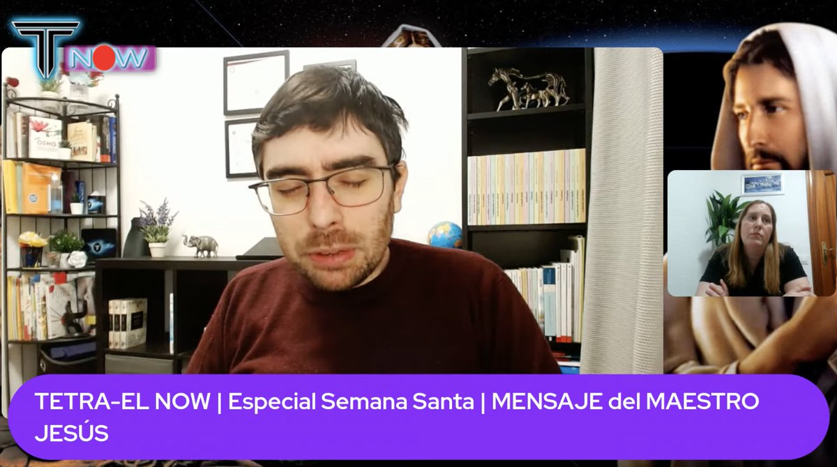 Tetra_El's tweet photo. ➢ #TetraElNow 🅴🅽 🅴🅻 🅰🅸🆁🅴 #CANALIZACION #EnVivo #EnDirecto #SemanaSantaTetraEl
ESPECIAL JUEVES SANTO
MENSAJE del MAESTRO #JESUS
👉 https://t.co/QomnTRayun 👈
¡≋SÚ≋MEN≋SE≋!
#TetraEl #RaulCaballero #mediumnidad #canalizacion #mediumraulcaballero #JesusdeNazaret https://t.co/4c3zkM1DVB