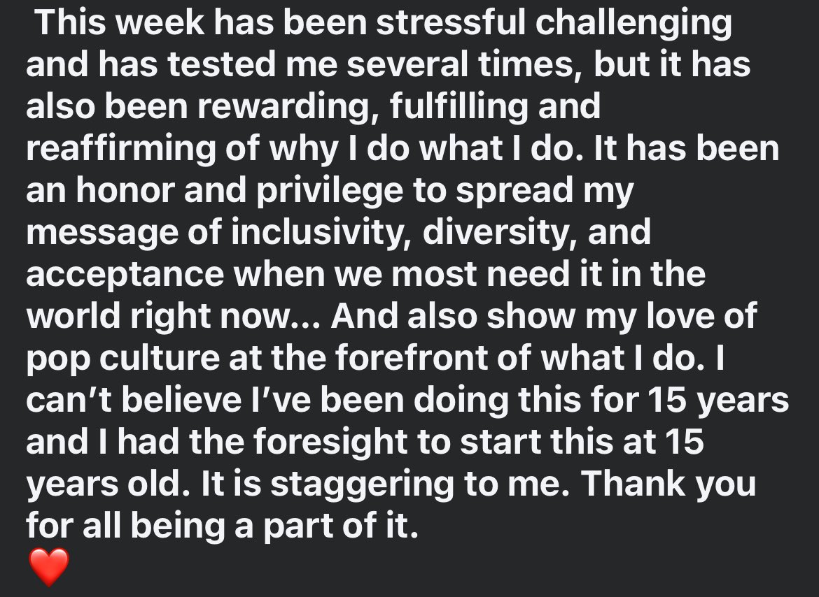 djbobrunkel's tweet photo. I know I barely use this account, but thank you for everything ❤️ https://t.co/VNDLBgcpG3