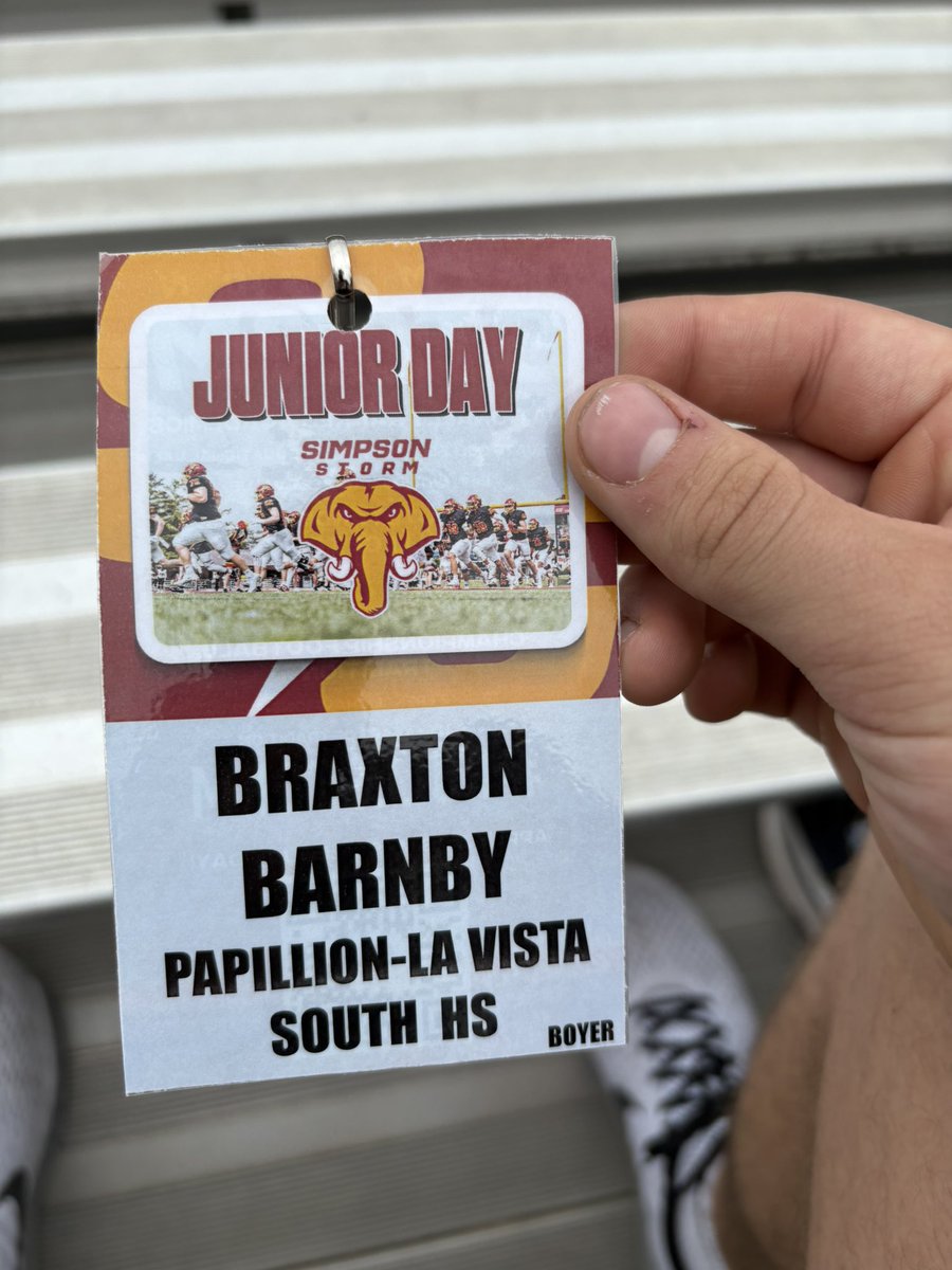 BraxtonBarnby's tweet image. Had a great time @scstormfootball ! Thanks for hosting a great junior day! @ReedHoskins @OLCoachBoyer @Coach_TSimpson