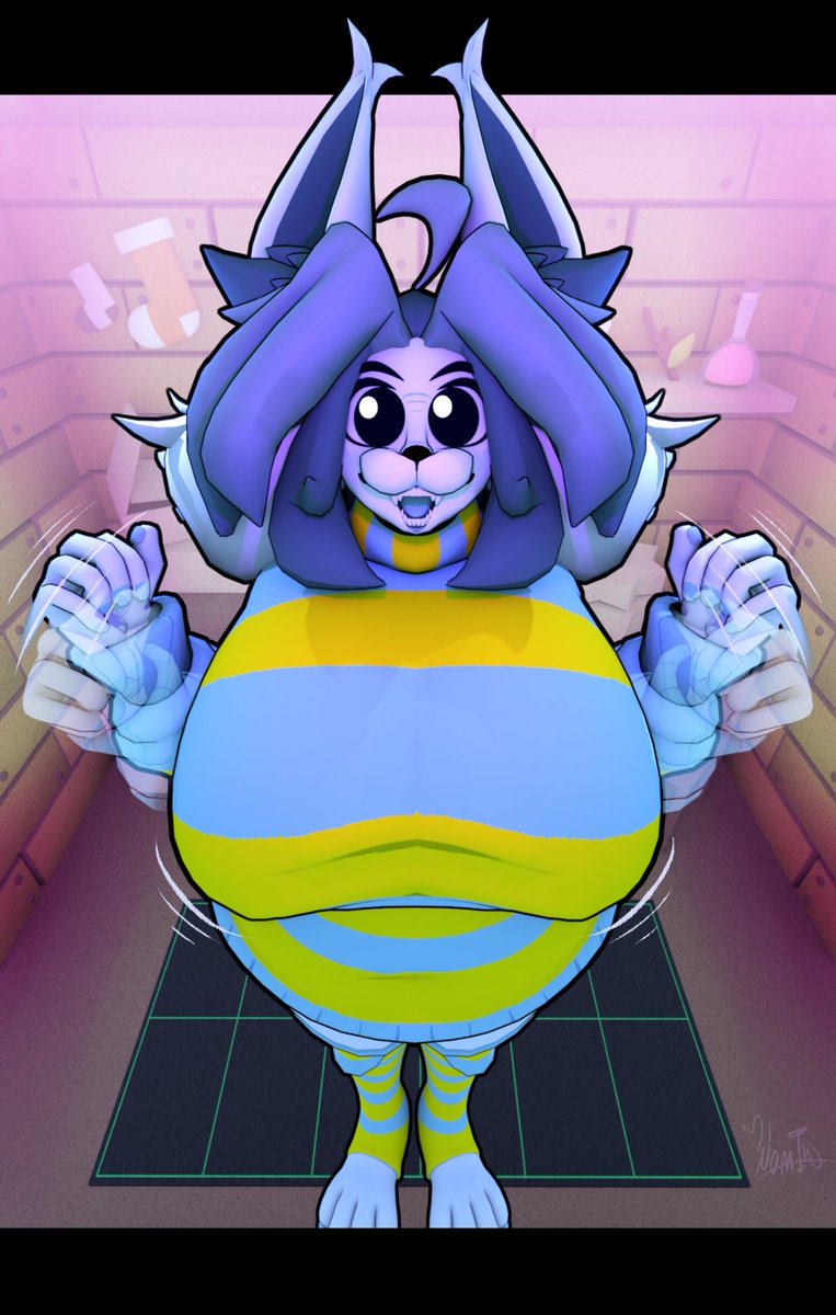 Nonehub's tweet photo. *WOA!!!
*Thas ALOT o mons...
*can tem really acepts...? 

#temmie #undertale #DELTARUNE #blender 😻 https://t.co/LcVp1ps8Vo