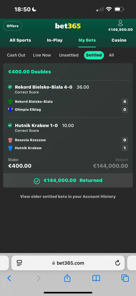 BOOOOOM🎯💥

Bet 2 wins and takes the pot to €144,000.00💰

CATCH BET 3 IN MY CHANNEL (link in bio)🔗