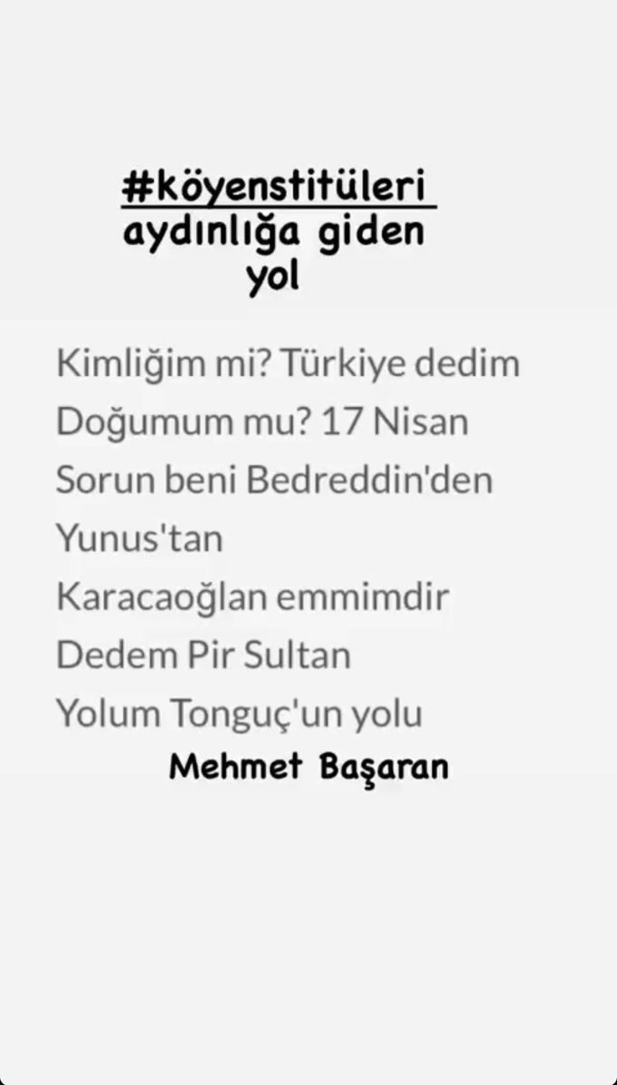 yolu_n's tweet photo. Köy enstitülerinin 85.kuruluş yıldönümü kutlu olsun #hasanoğlan #kepirtepe #ivriz https://t.co/i8Ct4B8A1g