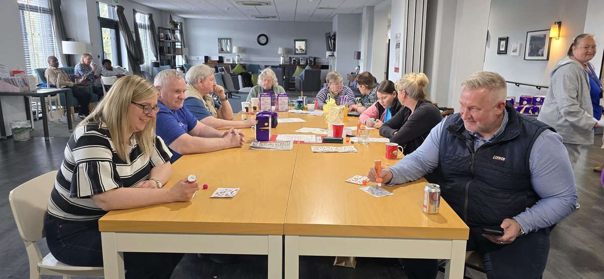 Massive thank you for making bingo day such fun for our tenants, staff and volunteers