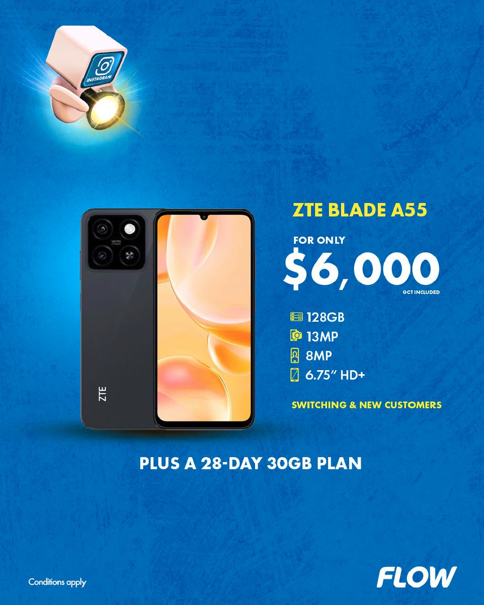 Upgrade yuh banger!
Grab 3 smartphones at a price that’ll make your wallet AND your vibe happy. Upgrade your selfies, binge your fav series, and stay connected with speed that won’t slow you down. 
Upgrade the way you capture every moment!
