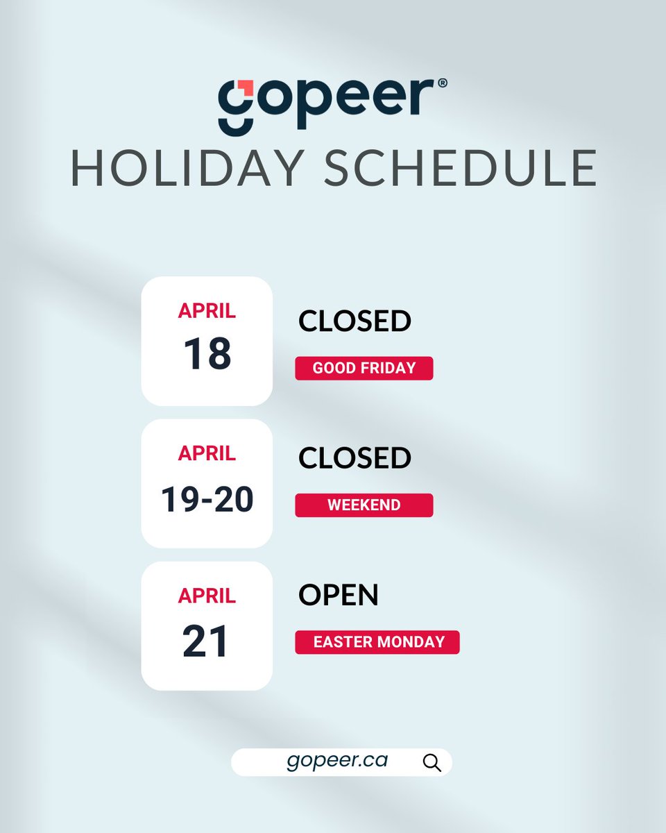 Heads up!

We’re taking a break April 18–20 for the long weekend. Back at it on Easter Monday.

Happy Easter everyone!