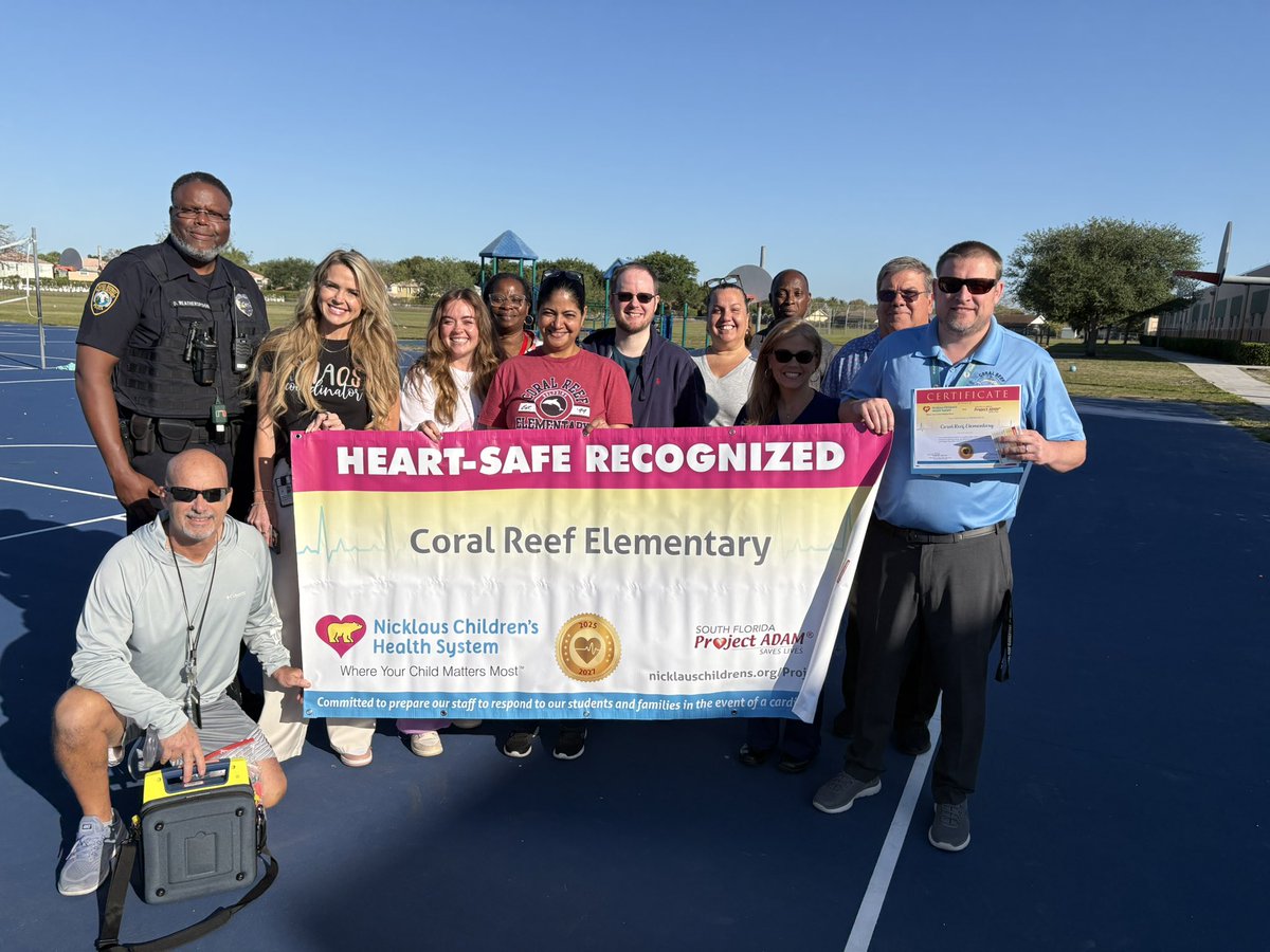 Coral Reef SDPBC (@coralreefsdpbc) on Twitter photo Coral Reed is now #projectadam Heart Safe and AED/CPR ready! <a href="/Nicklaus4Kids/">Nicklaus Children's</a> <a href="/RachelCapitano/">Rachel Capitano</a> <a href="/jennsandersusa/">Dr. Jennifer Sanders</a> <a href="/southPbcsd/">SouthRegionPBCSD</a> Coral Reed is now #projectadam Heart Safe and AED/CPR ready! <a href="/Nicklaus4Kids/">Nicklaus Children's</a> <a href="/RachelCapitano/">Rachel Capitano</a> <a href="/jennsandersusa/">Dr. Jennifer Sanders</a> <a href="/southPbcsd/">SouthRegionPBCSD</a>