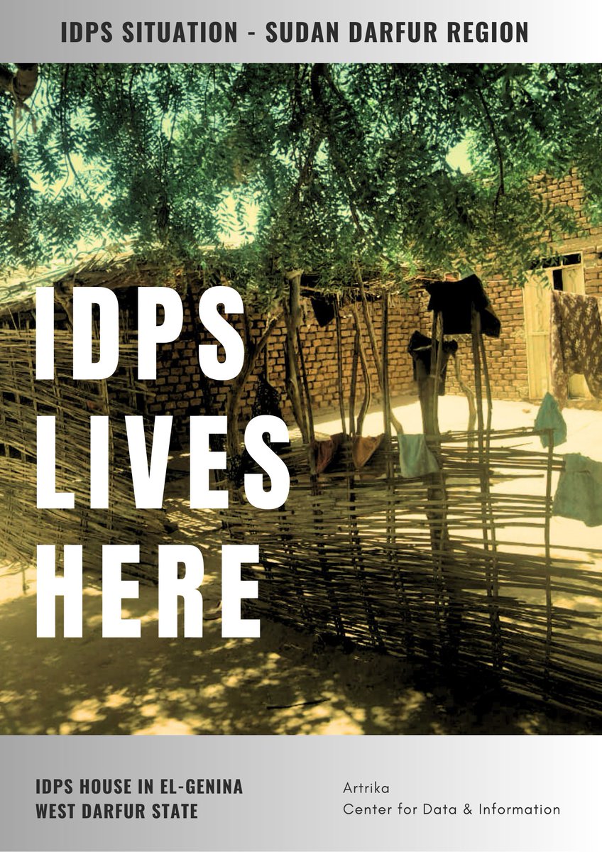 By January 2025 to April 2025 there was massive displacement from Khartoum, Al Gazera, Sennar and El-Fasher North Darfur. To the different  areas in Darfur region and other areas in #Sudan. estimated Numbers of the #IDPs in El-Genina west Darfur about 15,000 displaced persons