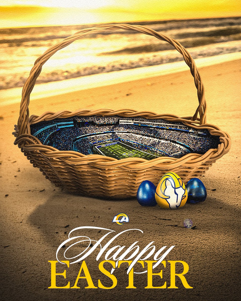 Happy Easter, Rams Fam! 💛