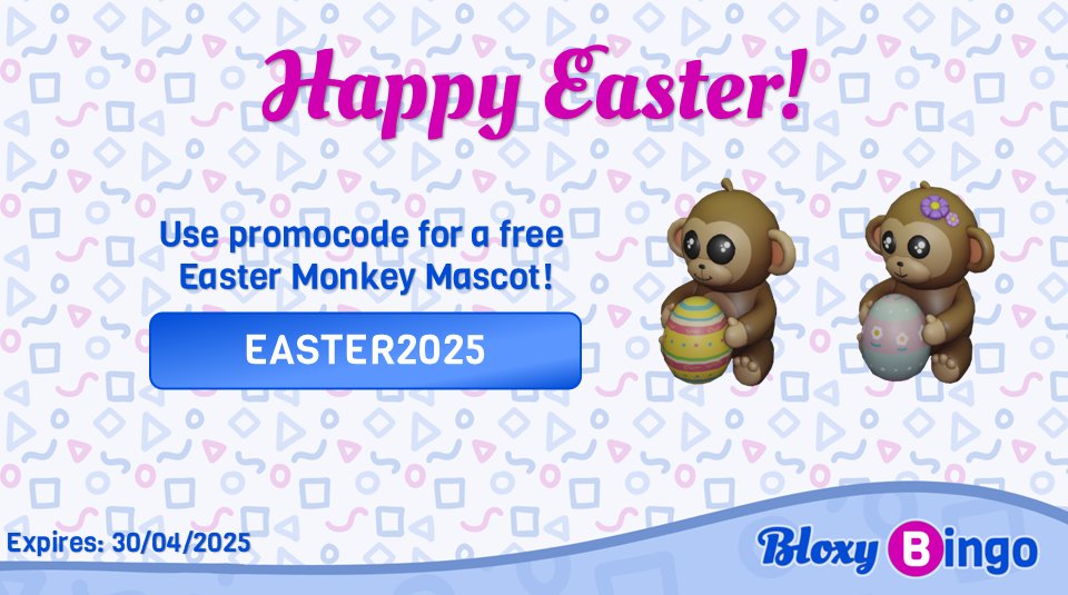 BloxyBingo's tweet image. Happy Easter!