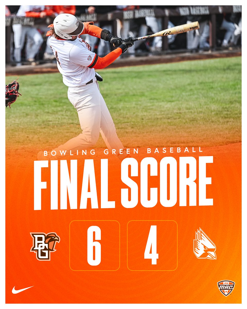 BGSU_Baseball's tweet photo. FALCONS WIN!! 

Connar Penrod becomes the first Falcon ever to notch 10 saves in a season! 

#AyZiggy https://t.co/zFZsoB6lOR