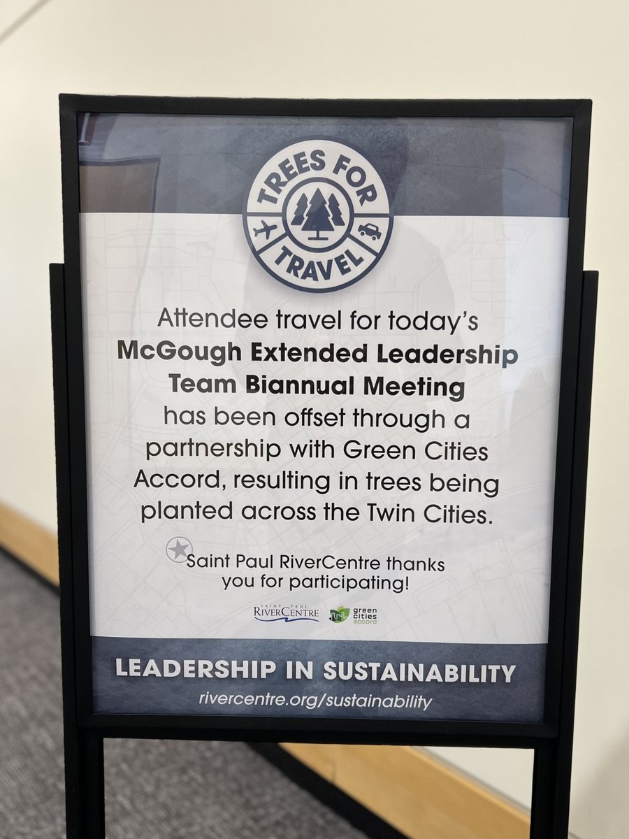 ‘Trees for Travel’ has taken root 🌲 

We’re so excited to share we had our first event that participated in the new #TreesforTravel initiative. 

McGough Construction was able to offset travel emissions equivalent to 12.6 car trips coast to coast across the US!